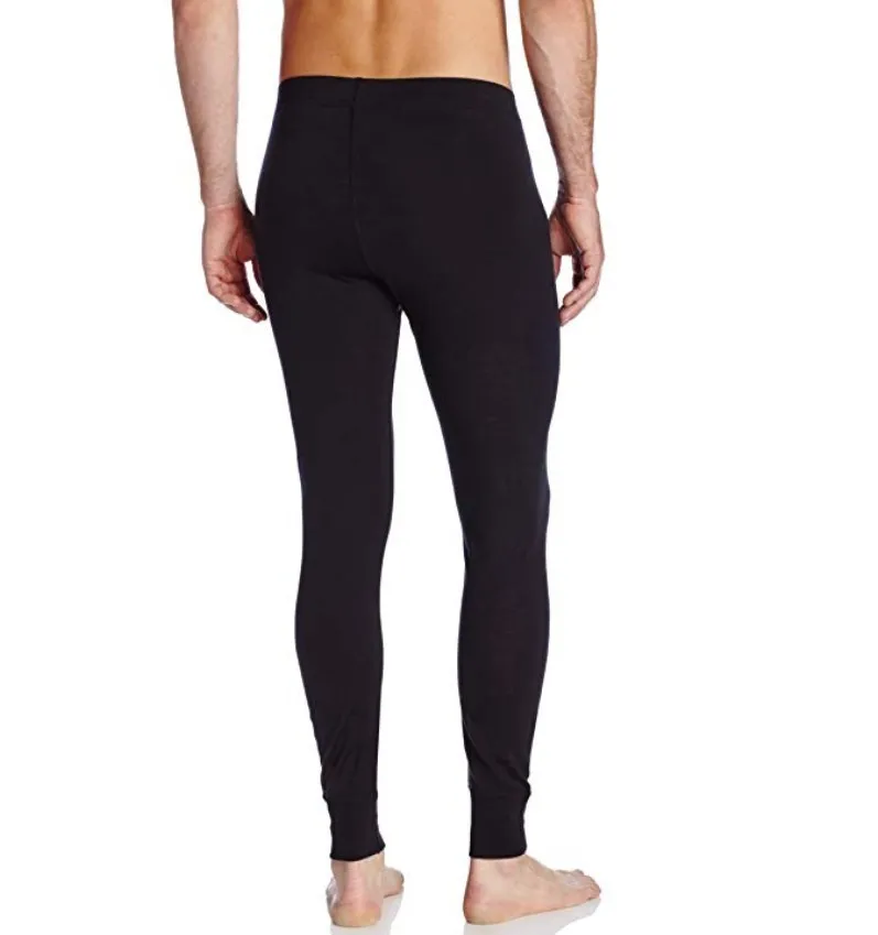 Homens 100% Merino Long Long Johns Underwear Calças Merino Merino Baselayer Homem Merino Lã Bottom Thermal Horn Tamanho M-2XL 201124