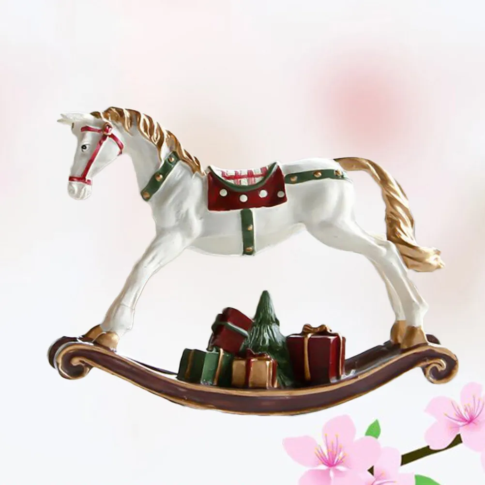 Ornament Creative Funny Beautiful Hobbyhorse Craft Hobbyhorse Figurines Miniatures For Home Store Kid Room Decoration Craft T200331