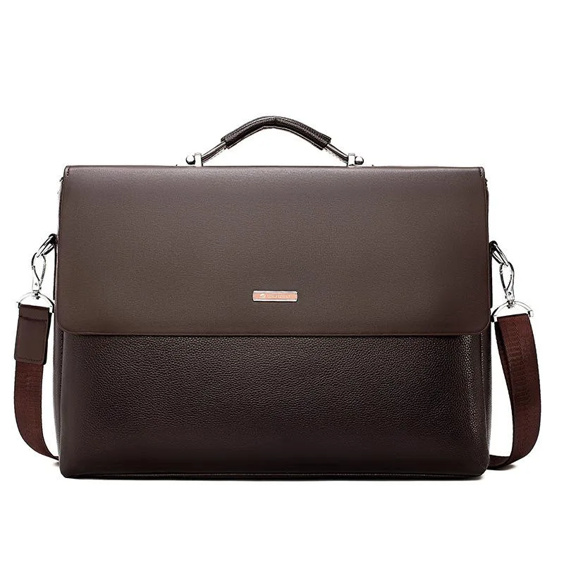 Männer Aktentasche Leder Laptop Handtasche Casual Laptop Reisetaschen Luxus Handtaschen Männer Taschen Designer weiche Leder Tasche bag1302O