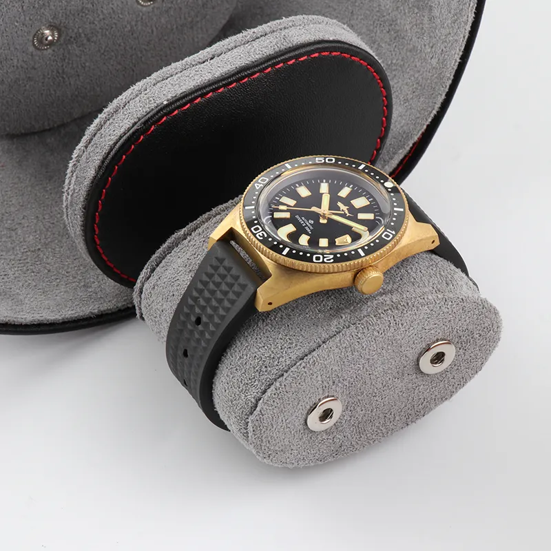 1 2 3 grilles boîte de montre faux cuir support de boîtier de montre organisateur portable pour montres automatiques à quartz boîtes à bijoux affichage cadeau Ro184D