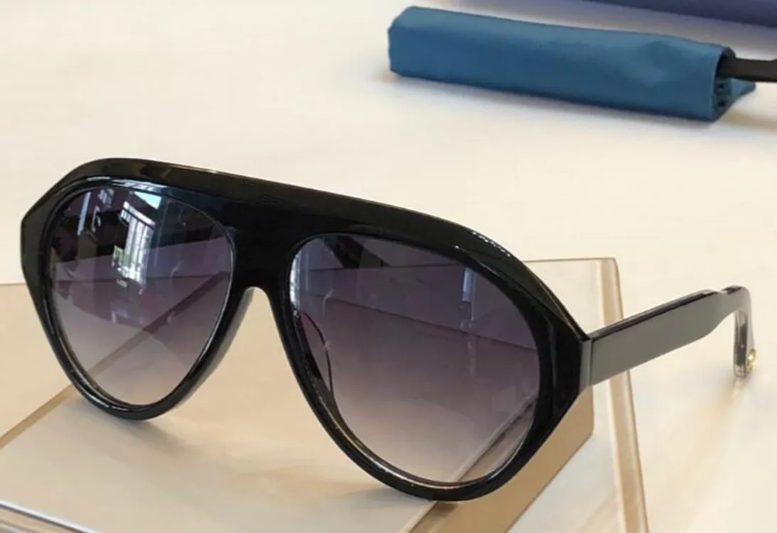 Luxus Unisex Big Pilot Polarisierte Sonnenbrille UV400 Verlaufsgläser Importiert Plank Vollrandbrille 60-13-150Komplettset-Etui2393