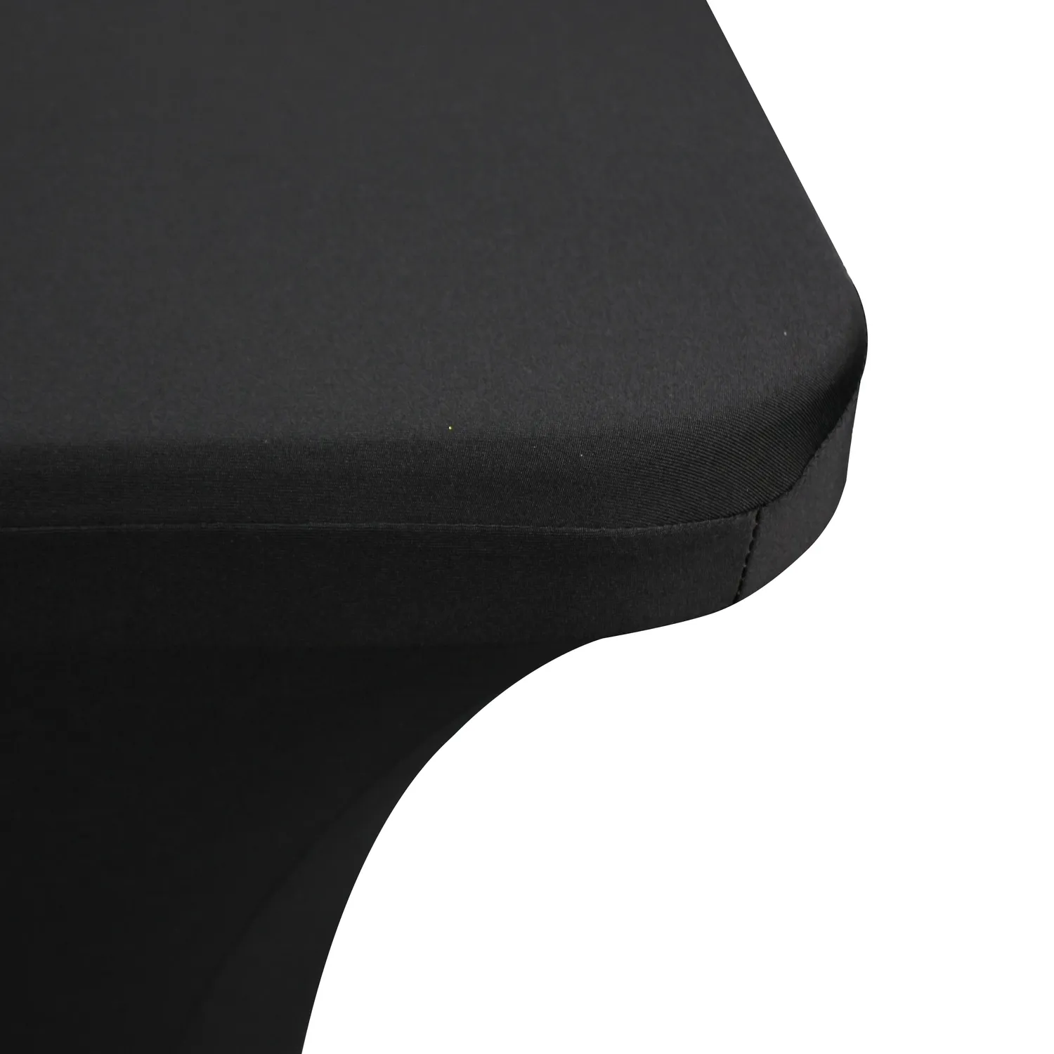 4ft 6ft 8ft Noir Blanc Lycra Stretch Banquet Table Tissu Salon SPA Nappes Usine Massage Traitement Spandex Table Couverture Y200207T