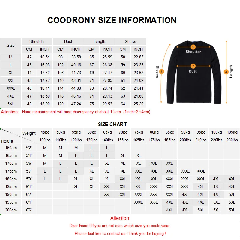 Coodrony 브랜드 스웨터 남성 스프링 가을 v- 넥 풀 풀 Homme 소프트 니트웨어면 울리 풀 오버 맨 순수한 컬러 남성 스웨터 C1043 201224