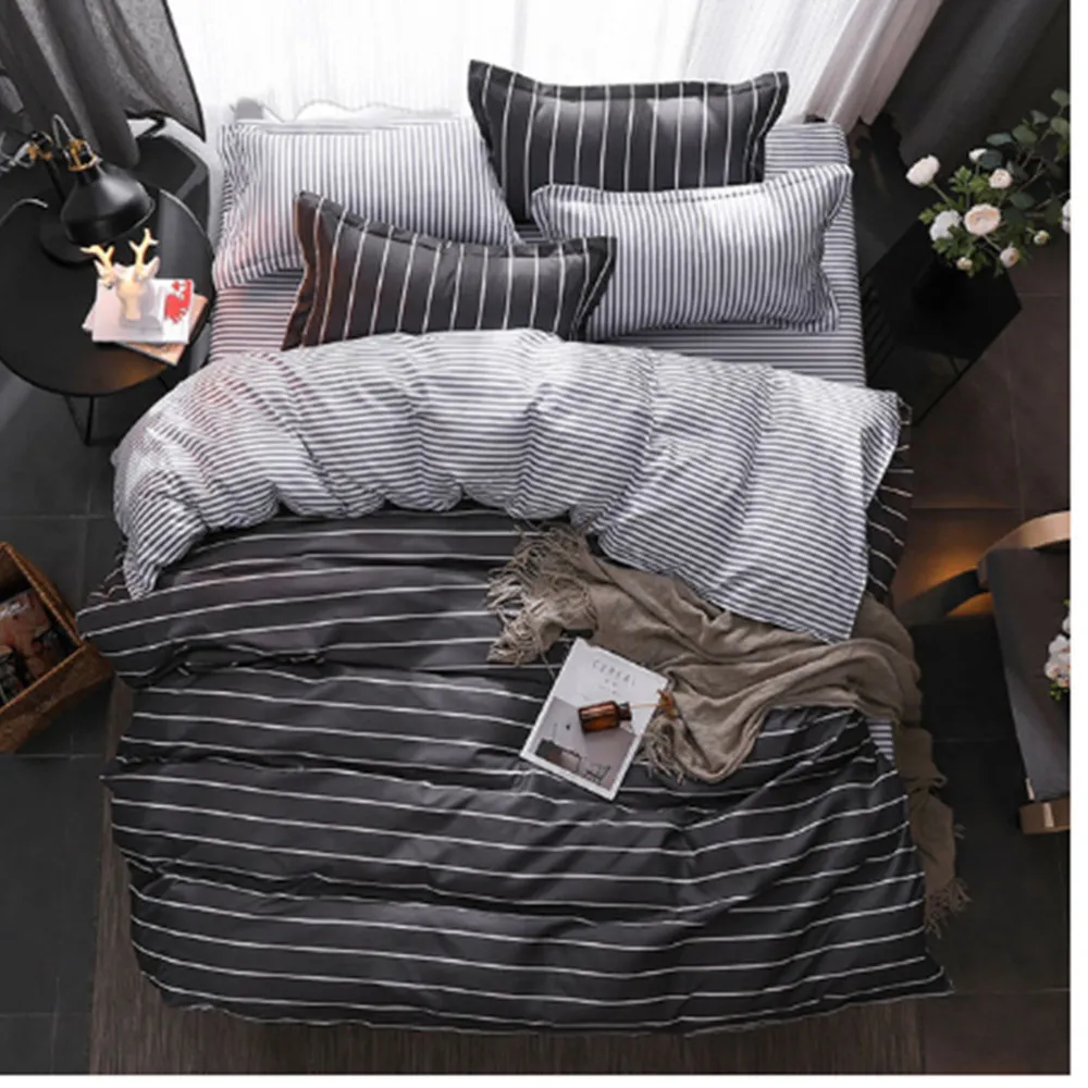 Ensemble de literie 4 pièces ensemble produits textiles de lit literie 5Style aloès coton confortable linge de lit moderne Textiles de maison 2012102428