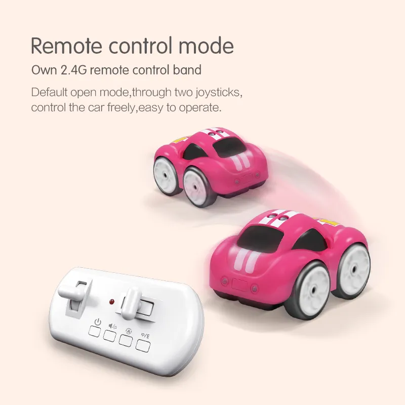 Sensor de gestos de dibujos animados mágicos Seguimiento de inducción del coche Sensor de gestos de control remoto inalámbrico Siguiente coche Seguir línea negra Coche 201202