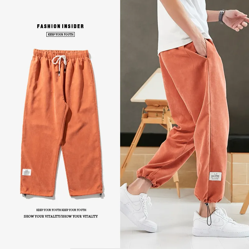 New Summer Hip Hop Harem Pantalons Hommes Joggers Cheville-Longueur Pantalon Homme Casual Baggy Pantalon 201114