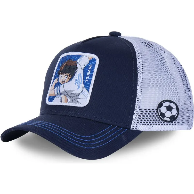 capslab-tsubasa-oozora-tsu2-captain-tsubasa-navy-blue-and-grey-trucker-hat