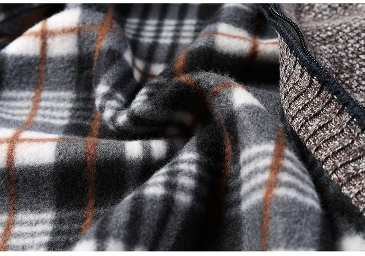 Giacca da uomo primaverile slim fit colletto alla coreana con cerniera giacche in cotone solido spesso caldo maglione casual 220301