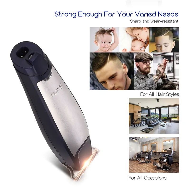 Surker tondeuses à cheveux tondeuse électrique USB Rechargeable coupe de cheveux Machine tondeuse à barbe cheveux Removel barbier outil de coupe de cheveux