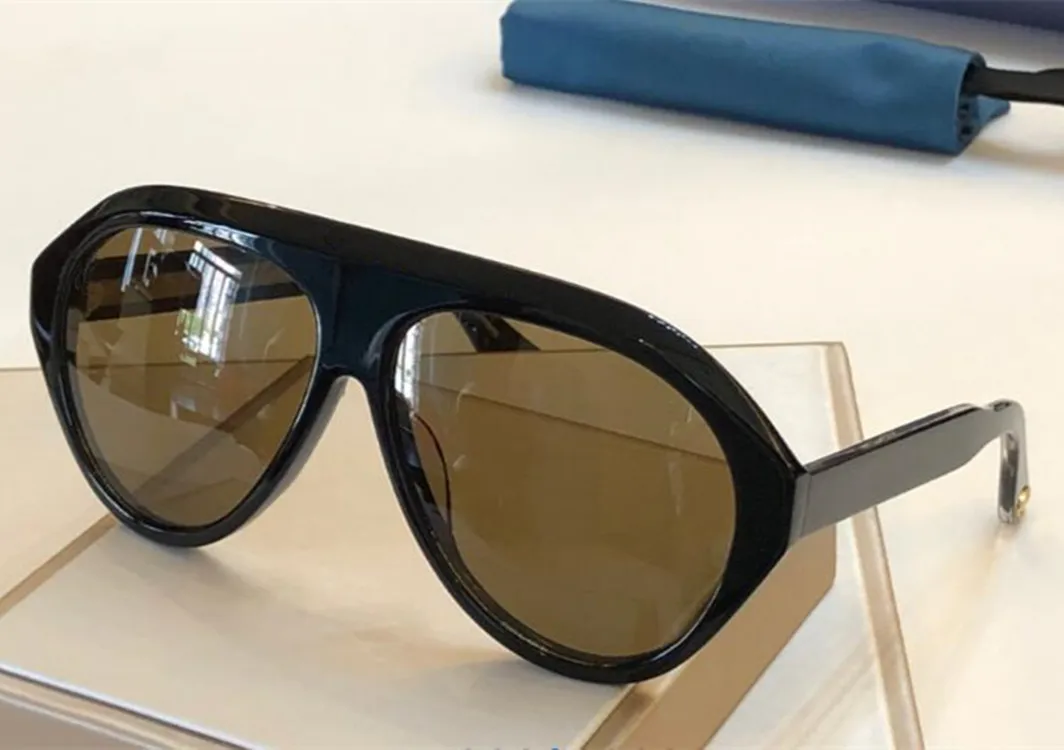 Luxury Unisex Big Pilot Polarized Sunglasses UV400 Gradient Lenses Imported Plank fullrim GOGGLES 60-13-150full-set case2393