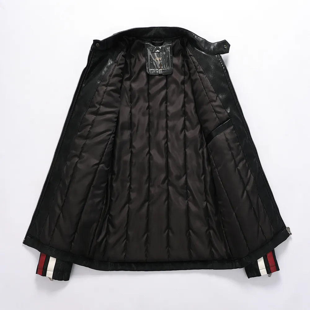 Autumn Inverno Plus Size Uccun's Leather Giacca moto Vintage Outweare Outweare Man Leisure Warm Outdoor Camping Over -Coat 201127