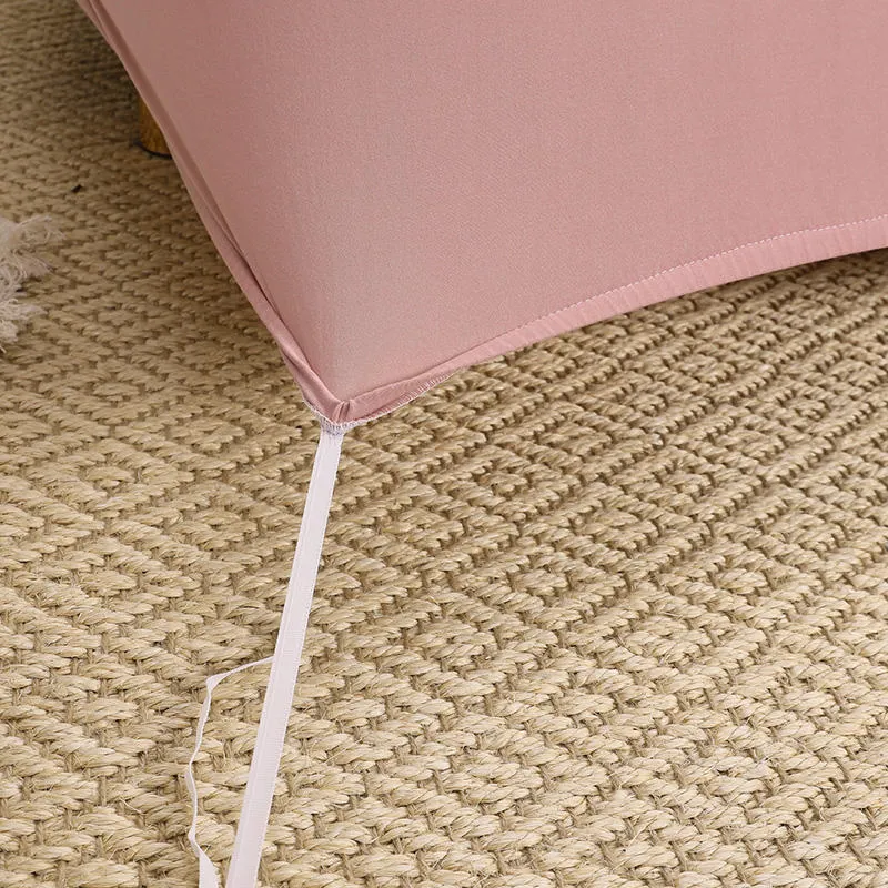 Розовый диван крышка для гостиной L-формы упругой мебели чехлы для чехлы на смазку 2/3 местный утяж