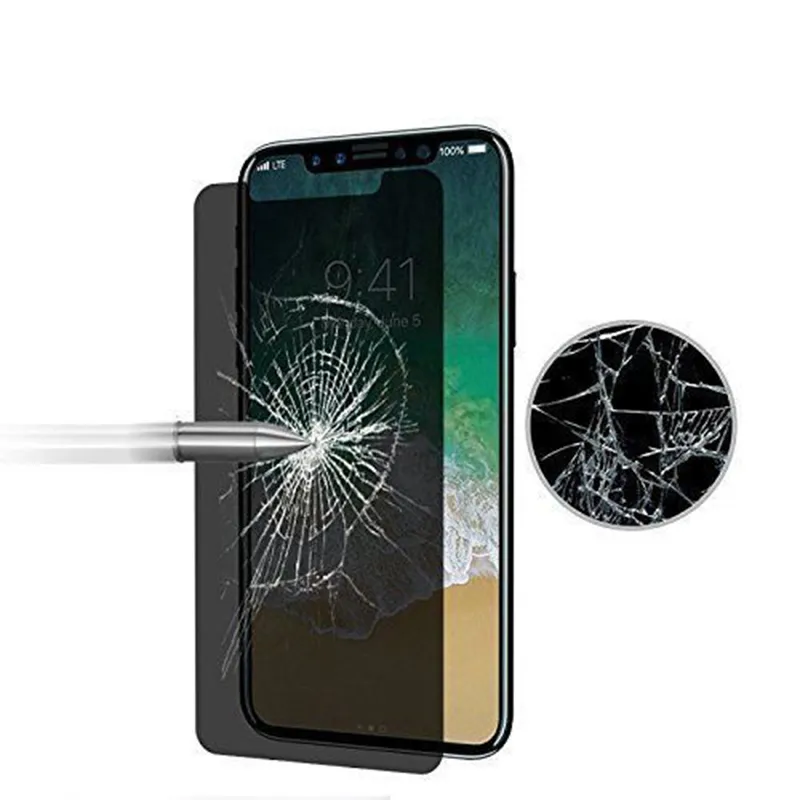 iPhone Xのプライバシー強化ガラスXS XS XR 8 7 6 Plus 12 Mini 11 Pro Max 13 14 Anti Spy Screen Protector