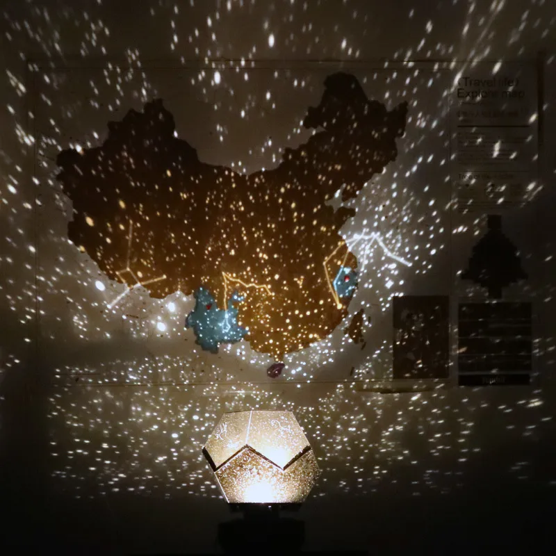 プラネタリウムギャラクシーナイトライトプロジェクタースタープラネタリスカイランプの装飾天のプラネタリオエストレルロマンチックベッドルームホームDIY GIF C6925737