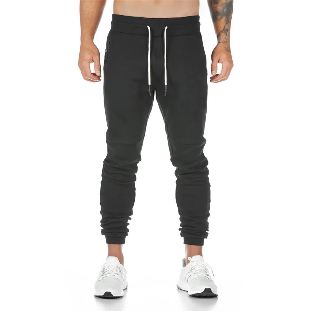 VOMINT SPORTS JOGGER PANTSメンズスキニースウェットパンツコットンスポーツウェアズボン男性ジムフィットネスジョギングワークアウトトラックパンツ201126