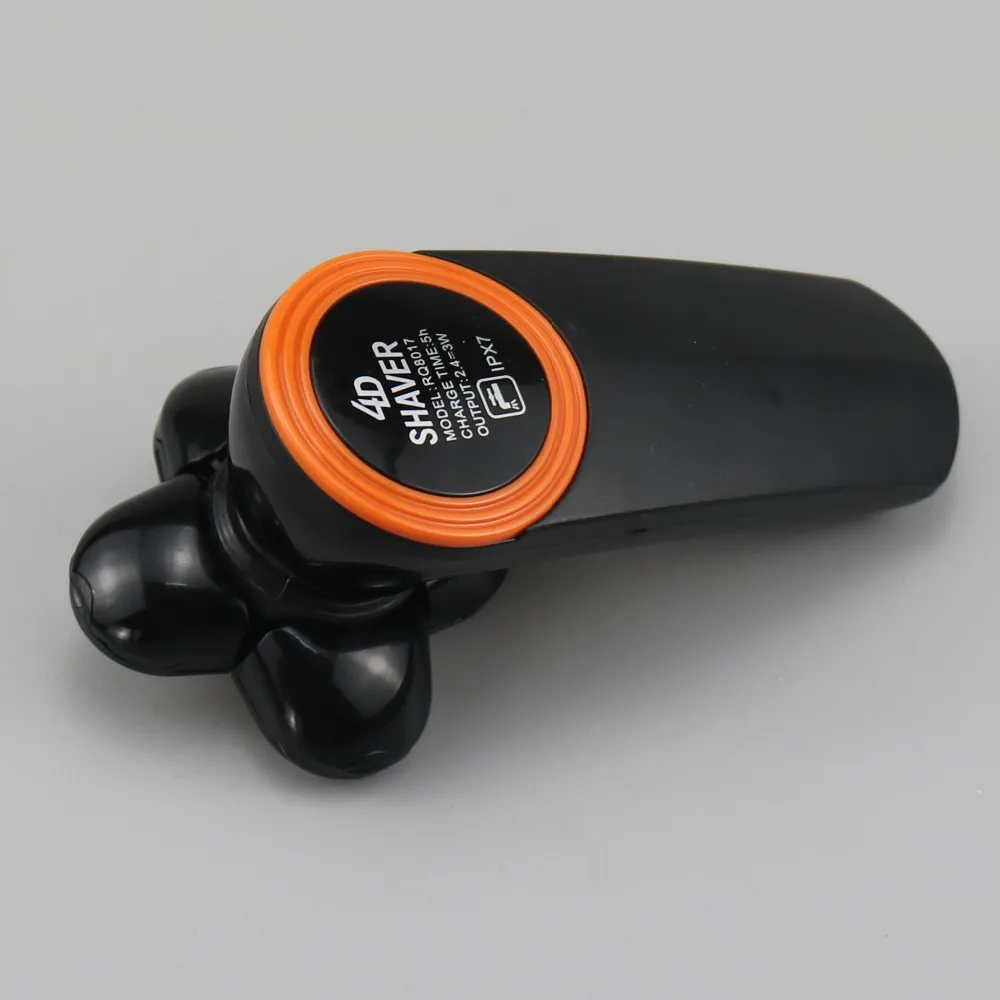 Rasoir rotatif de nettoyage à sec humide rasoir électrique rechargeable pour hommes barbe rasoir électrique mâle USB tête faciale machine à raser