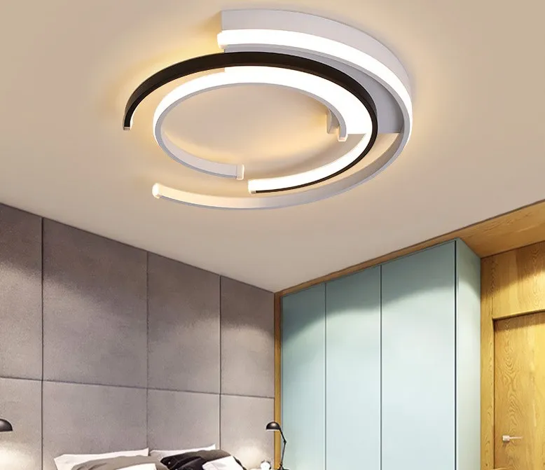 Moderna lâmpada de teto led luzes para sala estar quarto lustre plafond moderne luminária plafonnier teto lights183g