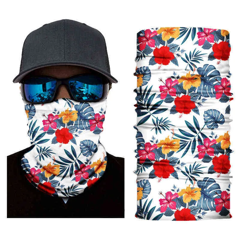Outdoor Sport Magic Bandana UV Protection Cycling Scarf Polyester Hiking Neck Cover Fishing Windproof Headband Multi Use Mask Y1229