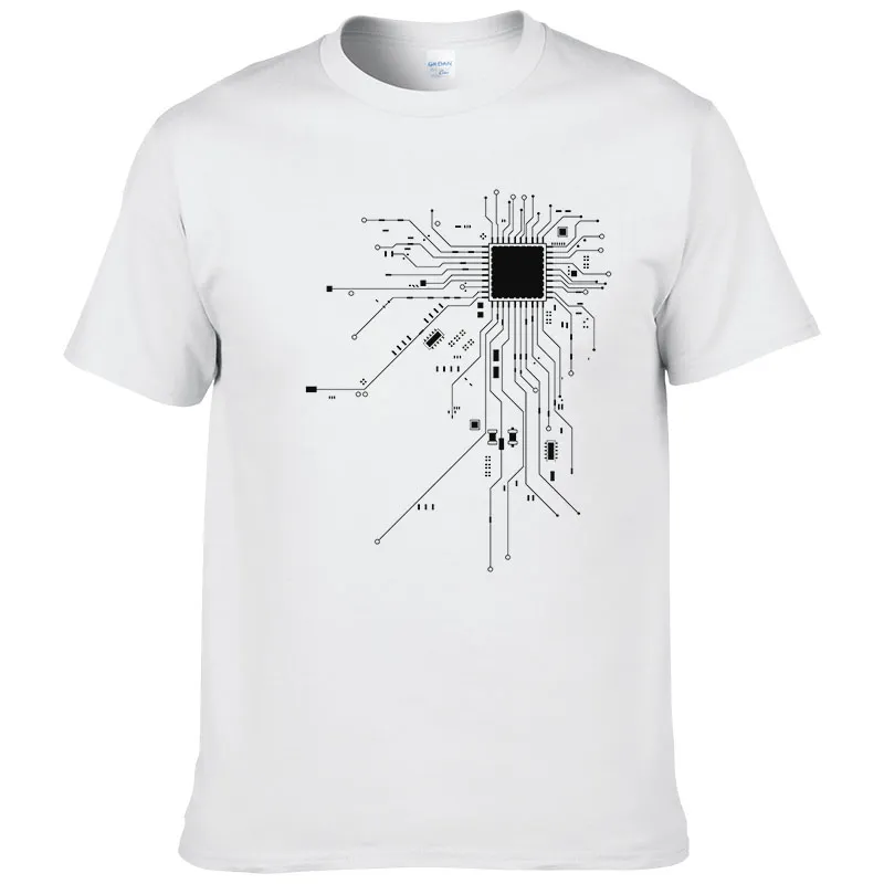 Ordinateur CPU Core coeur T-Shirt hommes GEEK Nerd Freak Hacker PC Gamer T-Shirt été à manches courtes coton T-Shirt taille européenne #303