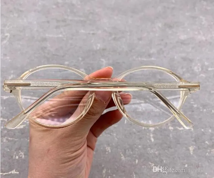 qualité designer 5049t ovale unisexe lunettes cadre léger pureplank 4819145 pour lunettes de prescription charnière en métal lunettes jante fu203p