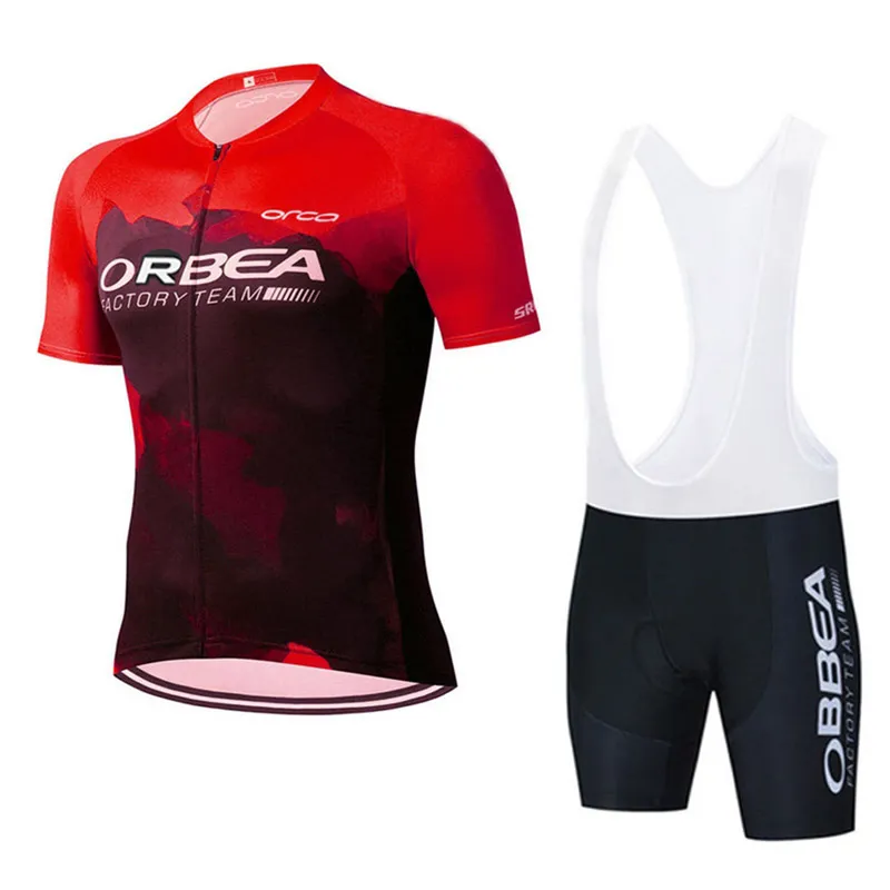 Мужской велосипедный трикотаж Pro Team ORBEA Team, велосипедная рубашка, нагрудник и шорты, комплект летней велосипедной одежды, одежда для горного велосипеда, Ropa Ciclismo221Y