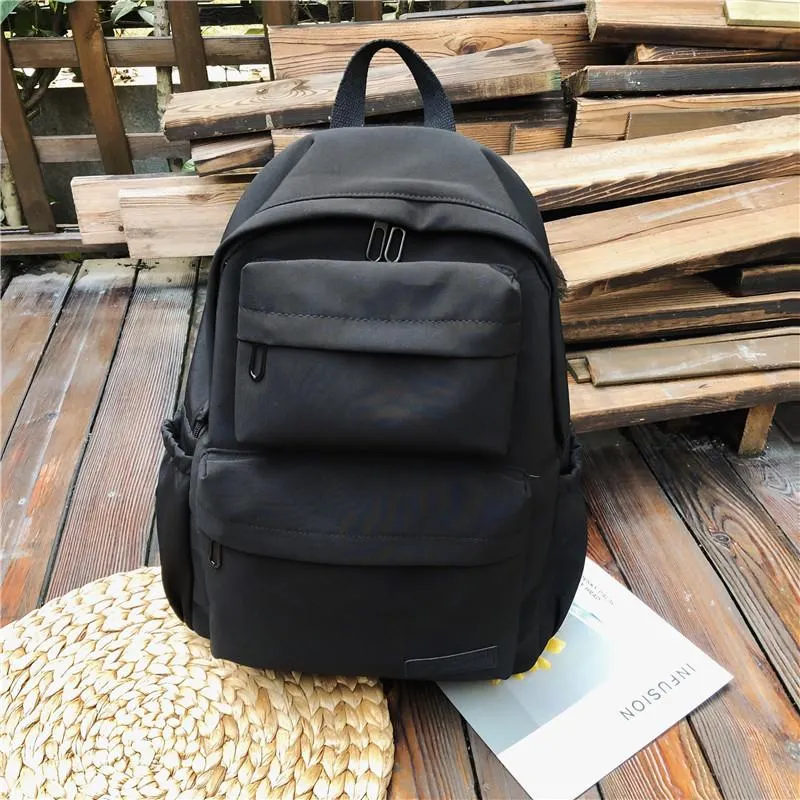 Waterproof Nylon Backpack For Women Multi Pocket Travel Backpacks Female School Bag For Teenage Girls Book Mochilas225t