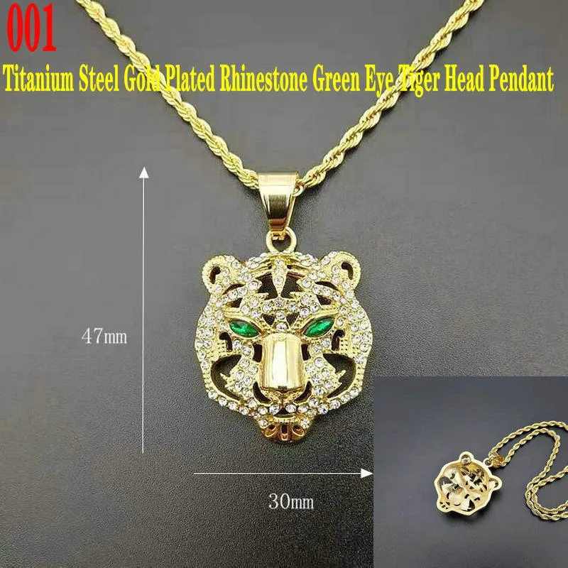 Rostfritt stål Lion Leopard Tiger Head Bottle Opener Pendant 201014