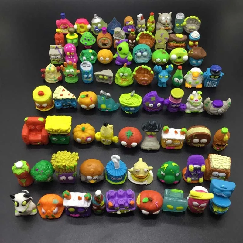 30 stks / partij Grossery Gang Action Figures Putrid Power Mini 3-4cm Figuur Speelgoed Model Speelgoed voor kinderen 201202