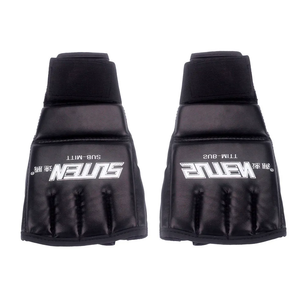 2020 MMA Muay Thai Training Punching Bag Mitts Sparring Boxing Gym Men Women Semifinger Gloves9891396