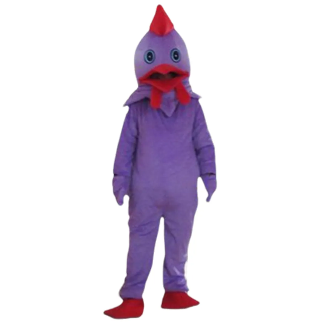 Costumes de mascotte Costume de mascotte de dessin animé de dinde Thanksgiving grand oiseau robe d'anime couvre-chef de poule activité vêtements de propagande défilé de poulet