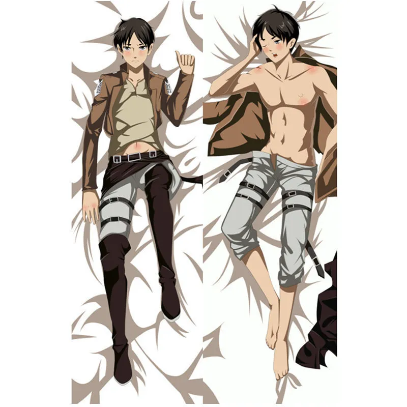 Аниме Shingeki no Kyojin Attack on Titan Eren Jaeger Ackerman Levi Rival Dakimakura наволочка для подушки обнимая тело наволочка AK01P 208673036