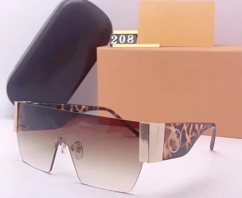 Millionaire-Sonnenbrille für Männer und Frauen, quadratischer Rahmen, Vintage-Sonnenbrille 208 für Unisex, glänzendes Gold, vergoldet, Top-Qualität, 297 Stück