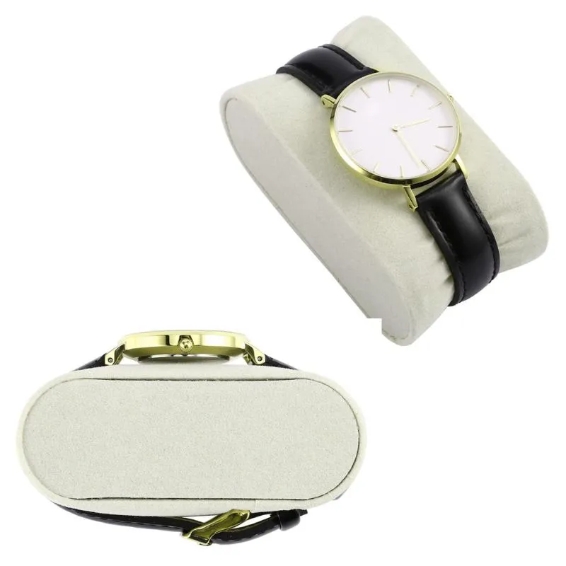 Boîtes de montres 10 6 grilles, support de boîte de montre-bracelet en cuir PU, affichage rectangulaire de stockage de bijoux, haute qualité 196v