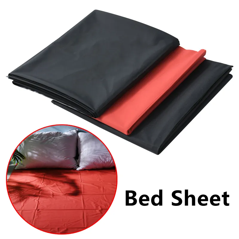 Ny PVC -plast Vuxen sexbotten Sexig spel Vattentät hypoallergenisk madrass Cover Full Queen King Bedding Sheets C10264260850