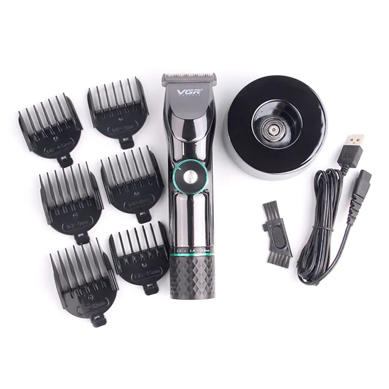 Professionell salongserie Justerbar hårtrimmer Finish Clipper Electric Cutter Beard Trimer With Precision Blade 220712