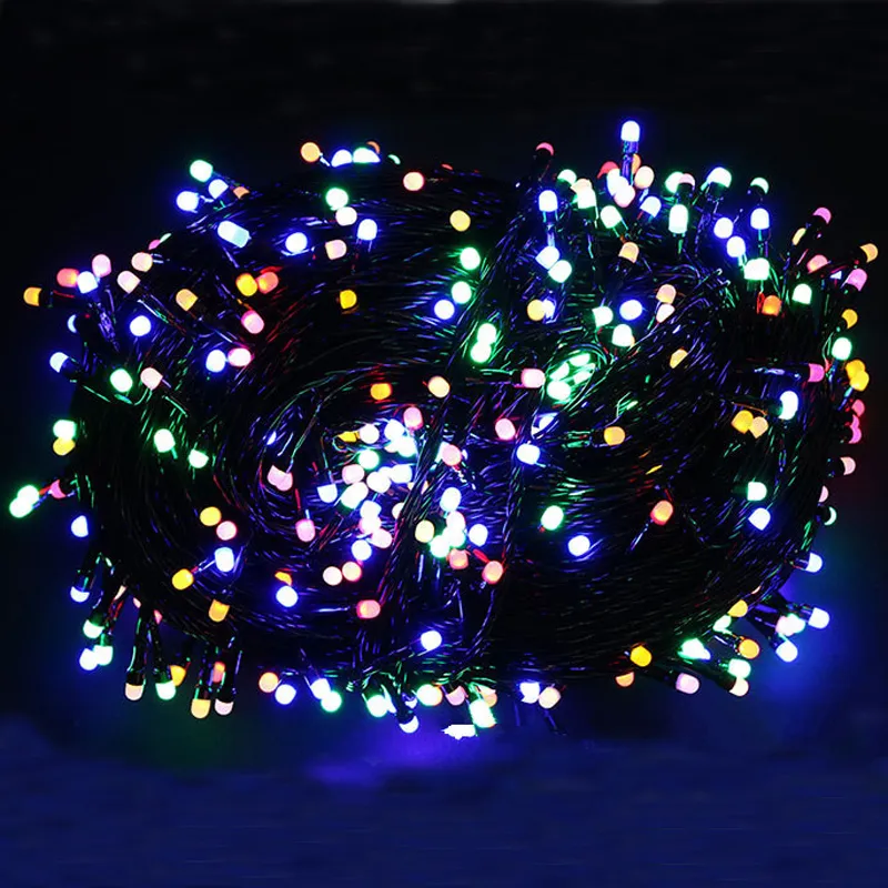 HI-Q водонепроницаемый 240 светодиодный гирляндный светильник 50 м 220 В-240 В наружный декоративный светильник для рождественской вечеринки и свадьбы 8 цветов в помещении и на открытом воздухе dec315l