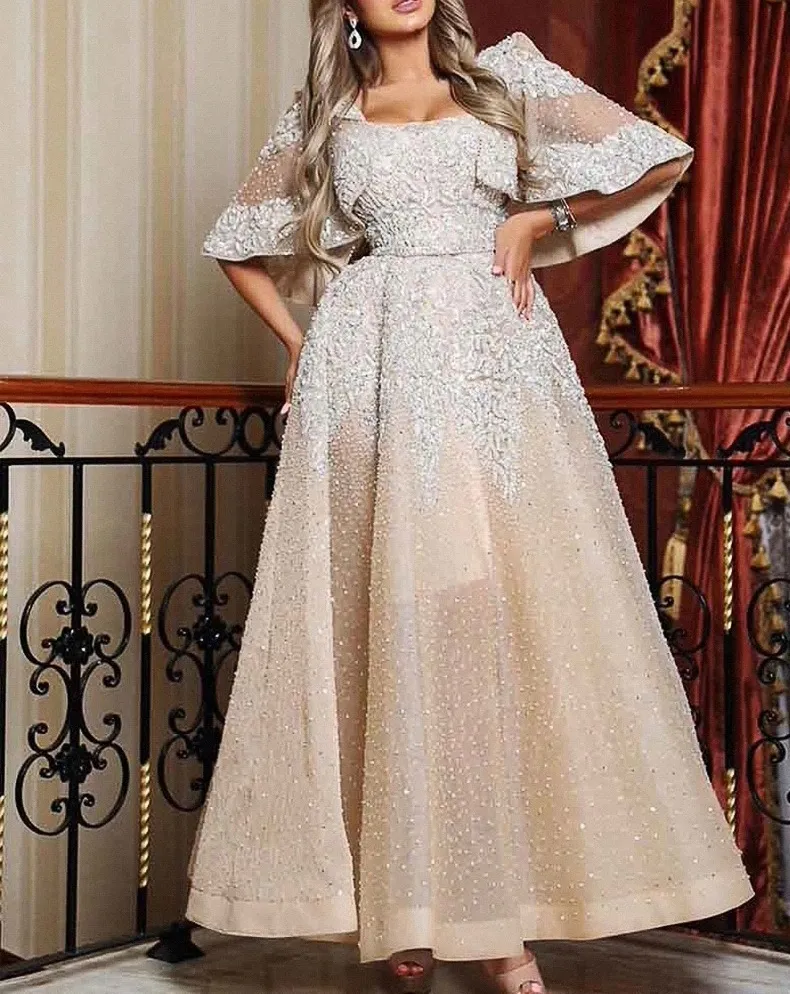 Elegante Fuchsia Off Shoulder Prom Avondjurken 2021 Mermaid Geappliceerd Lange Maid of Honour Gowns Custom Made Zuhair Murad Prom Dress