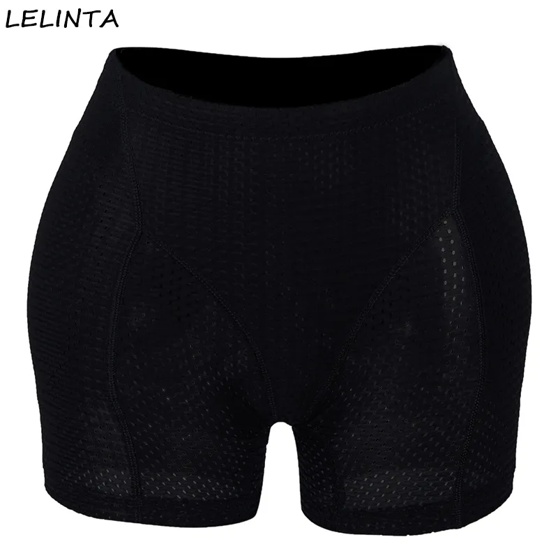 LELINTA Butt Lifter Shaper Body Panty Enhancer Sous-Vêtements Femmes Booty Booster Lift Tummy Hip Control Rembourré Culottes Courtes Jusqu'à La Taille 201222