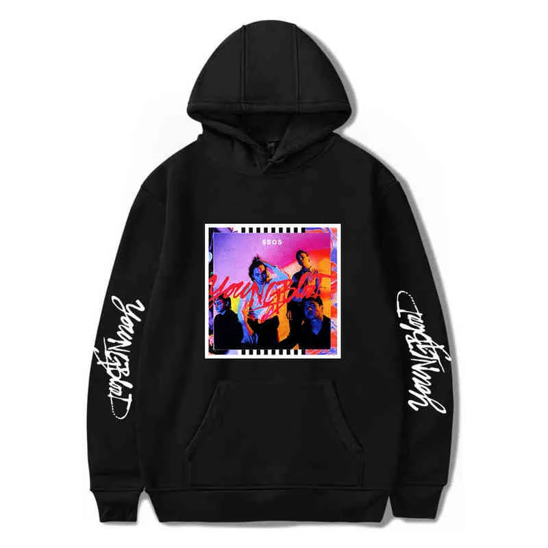 New Youngblood Hoodie Casual Fashion 5SOS Sweatshirt For Men And