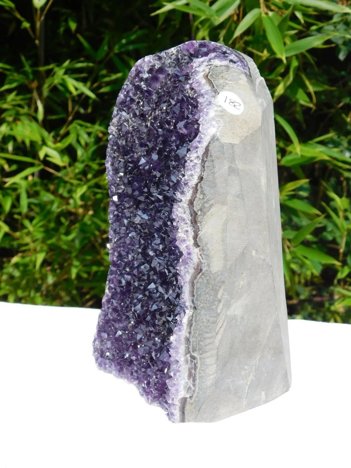 Espécime de cristal de cluster de quartzo geodo de ametista natural Healing274A