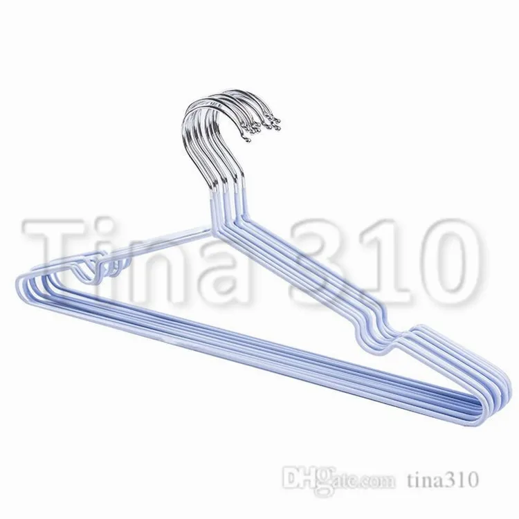 Accueil Métal Cintre Coupe-Vent Anti-dérapant Vêtements Suspendus Étanche Porte-Vêtements Aucune Trace Vêtements Support Durable Épaissir Cintre Rack T500433