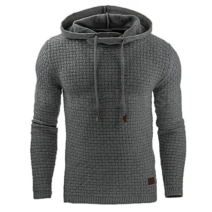 New Casual Hoodie Men'S Hot Sale Plaid Jacquard Hoodies Fashion Military Hoody Style Long-Sleeved Men Sweatshirt 4XL Y0111