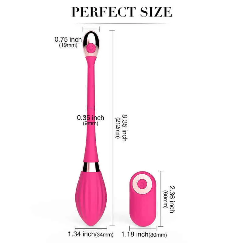 NXY Produkty Sex Chiński Vaginale Ballen Vagina Symulator Kegel Exerciser Siliconen AftandsbedioNing 10 Speed ​​Vibratie Wibrator Zabawki Voor Vrouwen0210