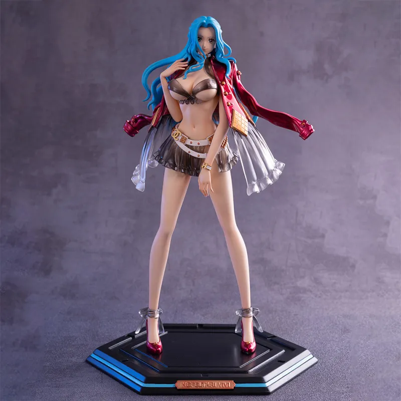 Anime One Piece Boa Hancock Nico Robin Nami Reiju vivi gk pvc akcja figura anime seksowna dziewczyna figura