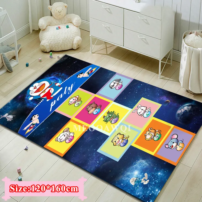 3D Hopscotch Carpets,Cartoon Floor Mats,Early Edu Mats,Kids Room Game Rugs For Children's Bedroom Decoration Bedside Blankets 220301