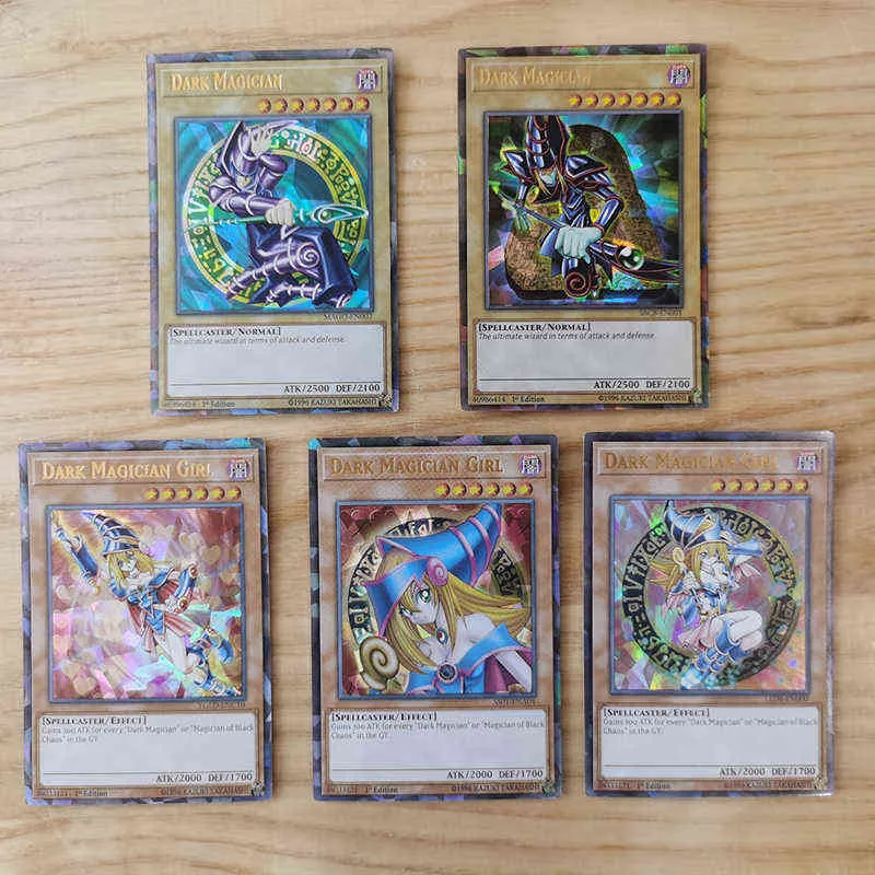 yu-gi-oh! 72 다른 영어 카드 Pterodactyl Tianlong 플래시 카드 어린이 장난감 선물 컬렉션 카드 크리스마스 선물 G220311