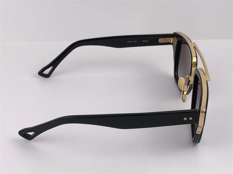 Nieuwe zonnebrillen heren ontwerpen vintage zonnebrillen met drie fshion-stijl vierkant frame UV 400 lens met behuizing van topkwaliteit 2007