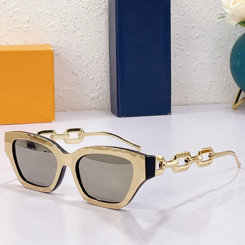 Óculos de sol para mulheres z1473e transparente gato olho quadro óculos de sol moda clássico preto glasse metal templo qualidade superior designer su284n