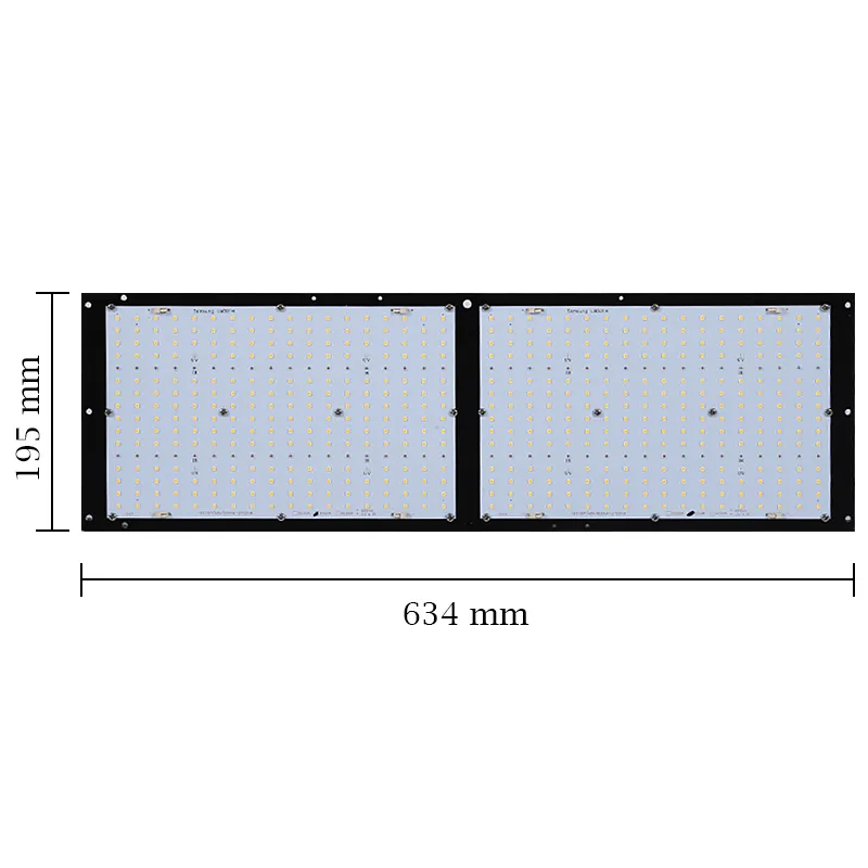 led kweeklamp Board 240w voor kamerplanten Samsung qb288 LM301H volledige spectrum250R