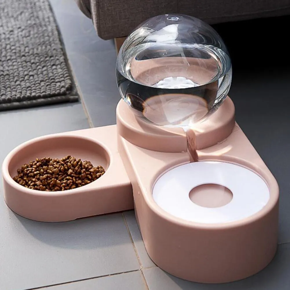 Bubble Pet Bowls Cat Food Automatic Founder Fountain для воды для питья собаки котенок контейнер для кормления Y200917